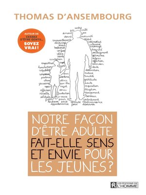 cover image of Notre façon d'être adulte fait-elle sens et envie pour les jeunes?